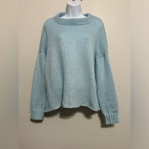 Wooden Ships Sweater‎ Light Blue size S/M Paola Buendia Comfy, Stretch - Picture 1 of 6